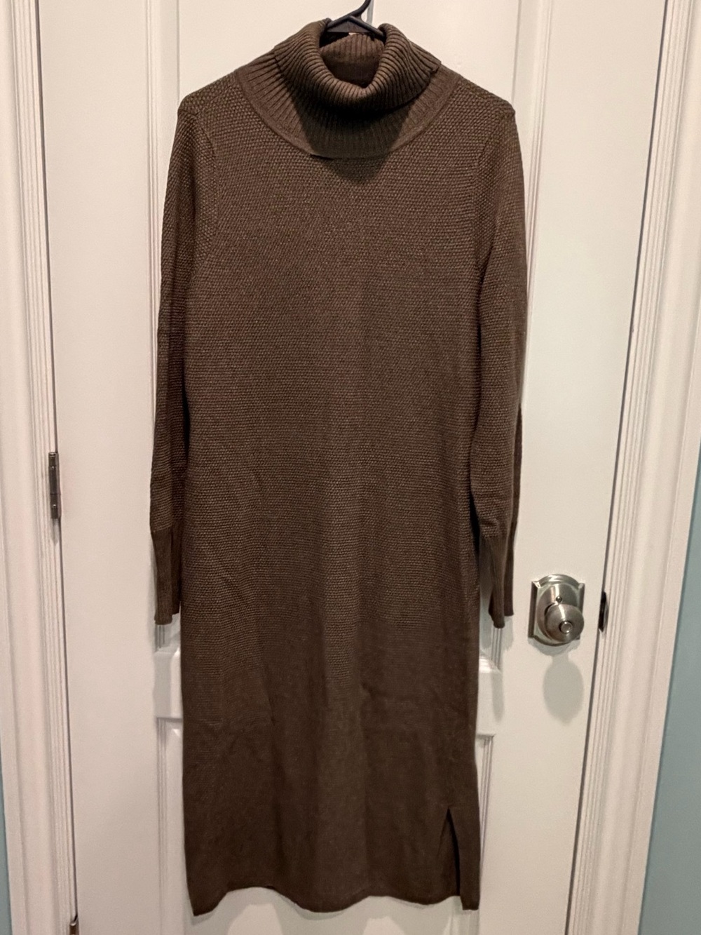 prAna Milani Dress Cozy Knit Foldable Turtleneck Collar Women’s M